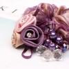 Vivant Equi Chiffon Rose Scrunchie