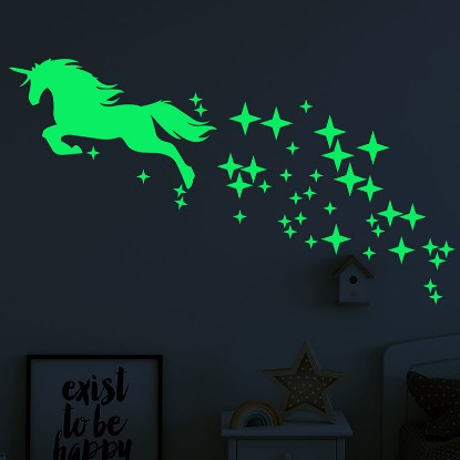 Vivant Equi Glow in the Dark Unicorn Decal