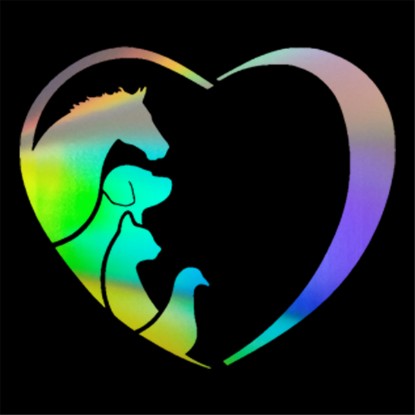 Vivant Equi Heart Decal