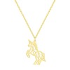 Vivant Equi Hollow Unicorn Necklace