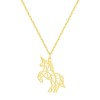 Vivant Equi Hollow Unicorn Necklace