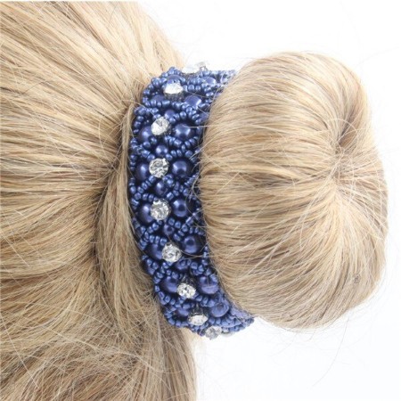 Vivant Equi Pearl Scrunchie with Crystals