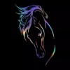 Vivant Equi Horse Head Sketch Decal