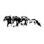 Vivant Equi Triple Horse Decal