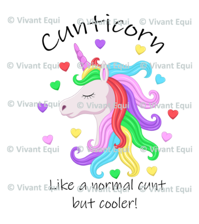 Vivant Equi 'Cunticorn. Like a normal cunt but cooler' Mug