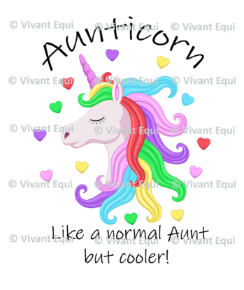 Vivant Equi 'Aunticorn. Like a normal Aunt but cooler' Mug