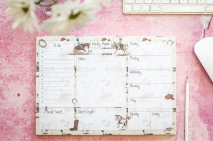 Emily Cole Western Weekly Desk Planner