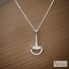 Vivant Equi Sterling Silver Bit Necklace
