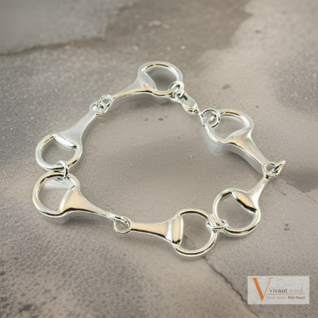 Vivant Equi Sterling Silver Bit Bracelet