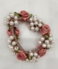 Vivant Equi Pearl Scrunchie with Flowers