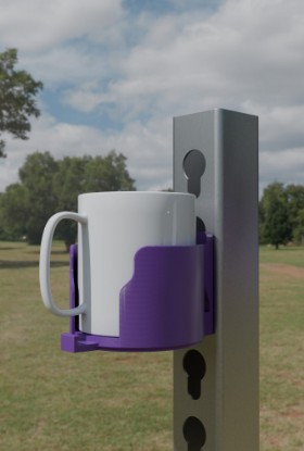 Purple Horse Cup Holder
