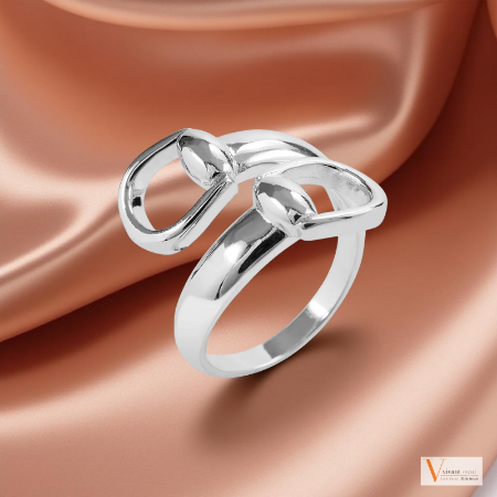 Vivant Equi Sterling Silver Open Bit Ring