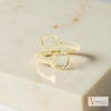Vivant Equi Sterling Silver Open Bit Ring