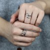 Vivant Equi Sterling Silver Open Bit Ring