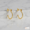 Vivant Equi Horseshoe Nail Earrings