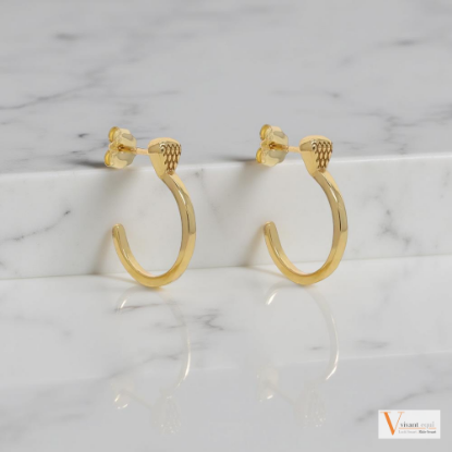 Vivant Equi Horseshoe Nail Earrings