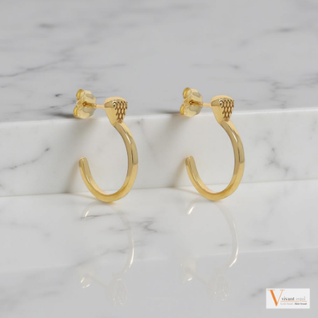 Vivant Equi Horseshoe Nail Earrings